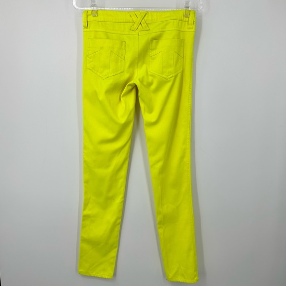 TRIPP NYC Skinny Jeans Neon Yellow Womens 26 | K057 - Picture 6 of 9